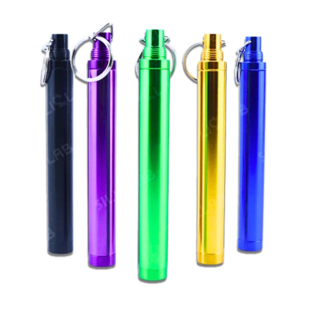 Aluminum Doob Tube with Keychain