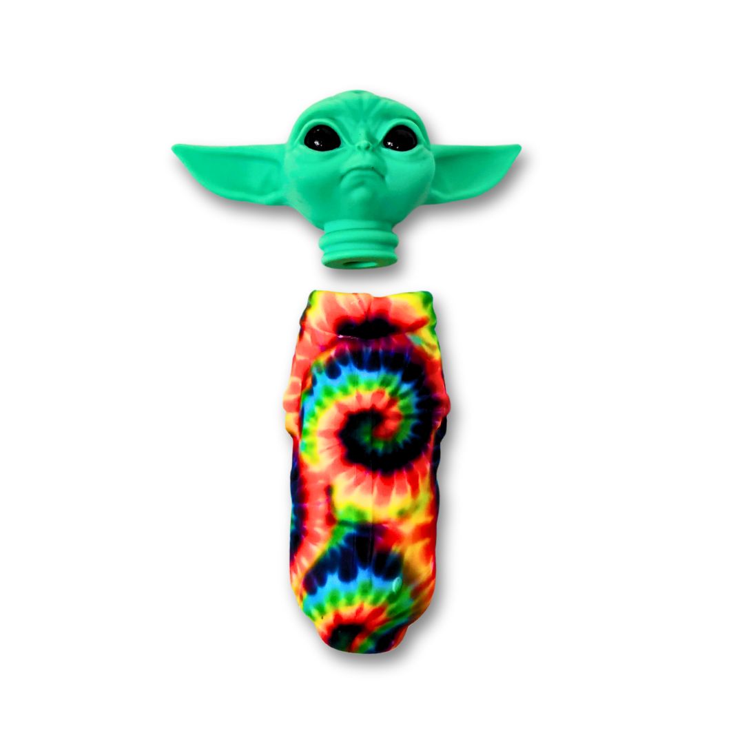 Baby Yoda Silicone Pipe - Designer