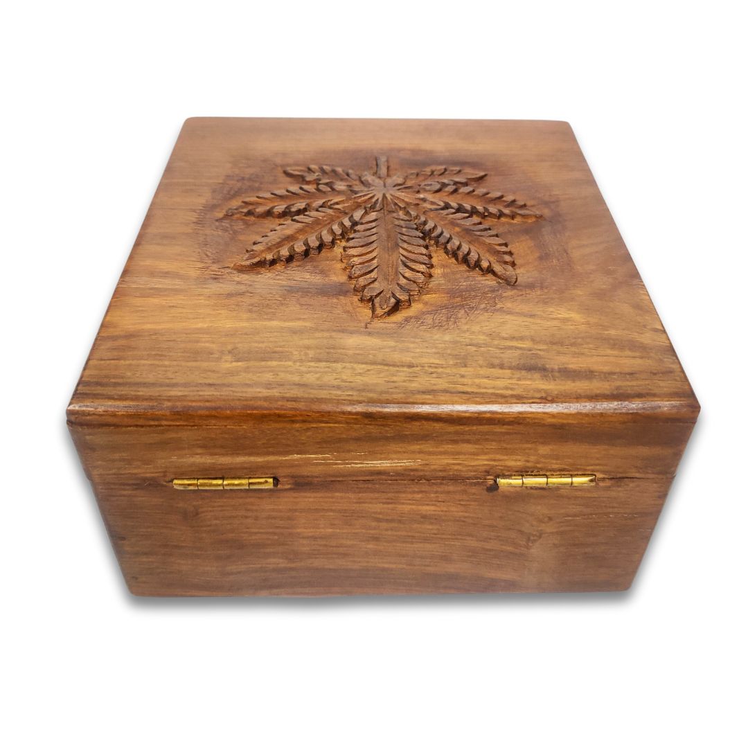 Buy Online Leaf Engraved Stashbox 