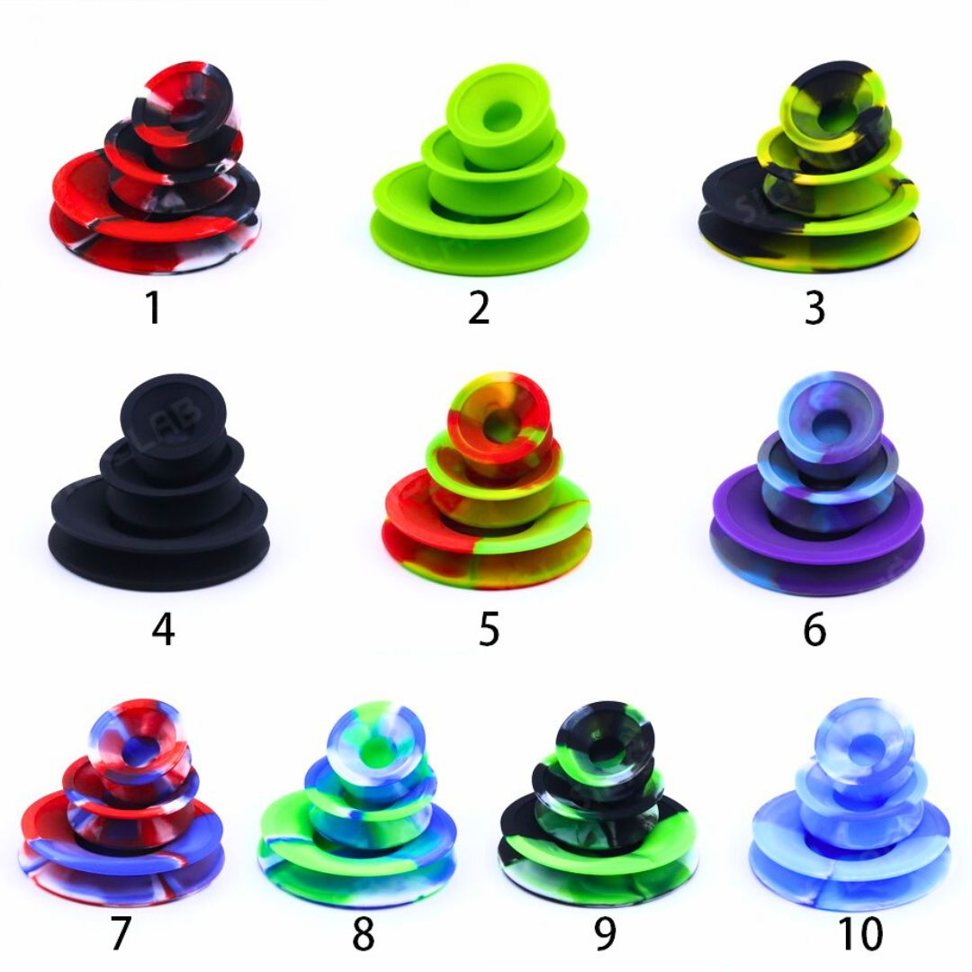 Silicone Cleaning Caps different design and color