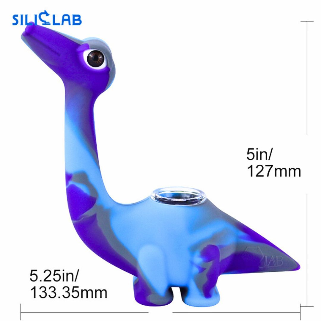 Silicone Dinosaur Bubbler Water Pipe Delhi