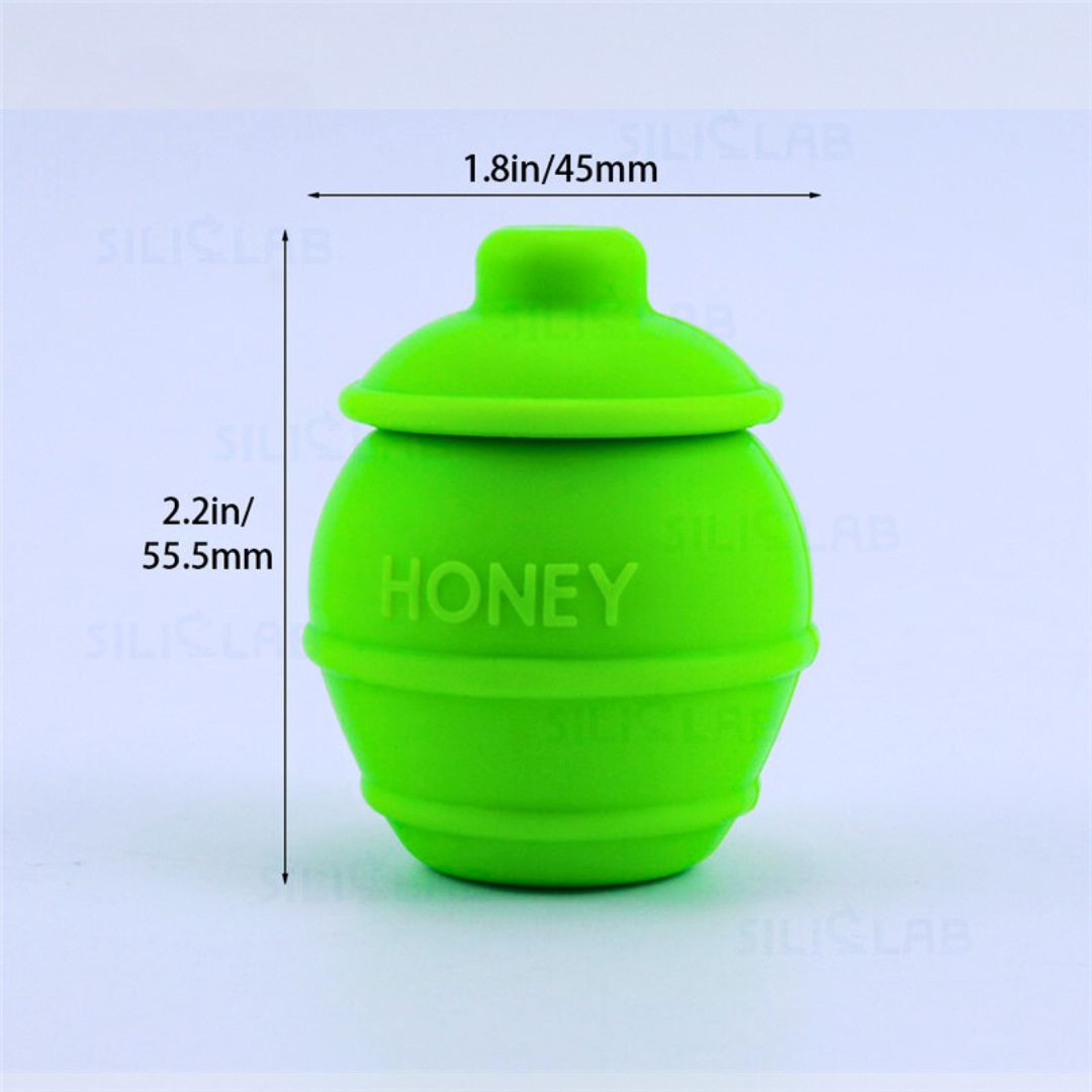 Honey Pot Silicone Wax Container size