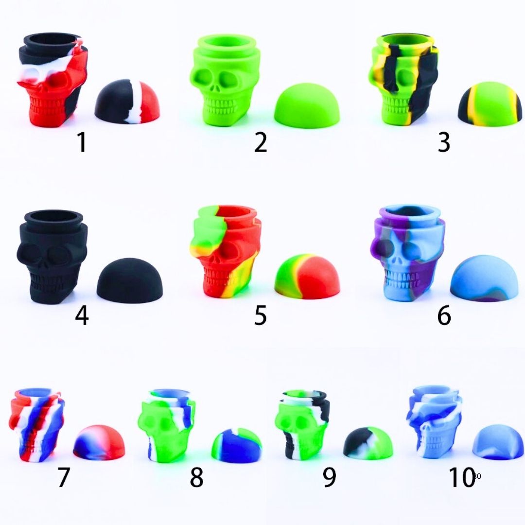 open Silicone wax container 