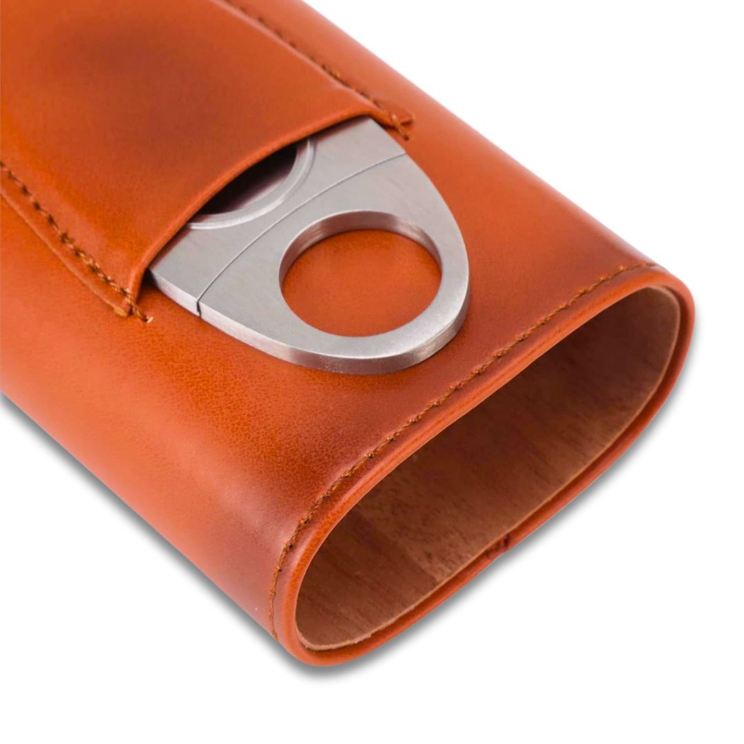 Cigar Case with Cutter

