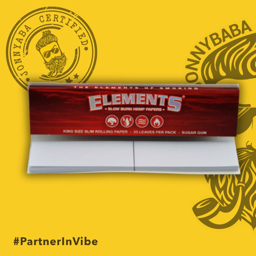 ELEMENTS RED CONNOISSEUR KING SIZE SLIM