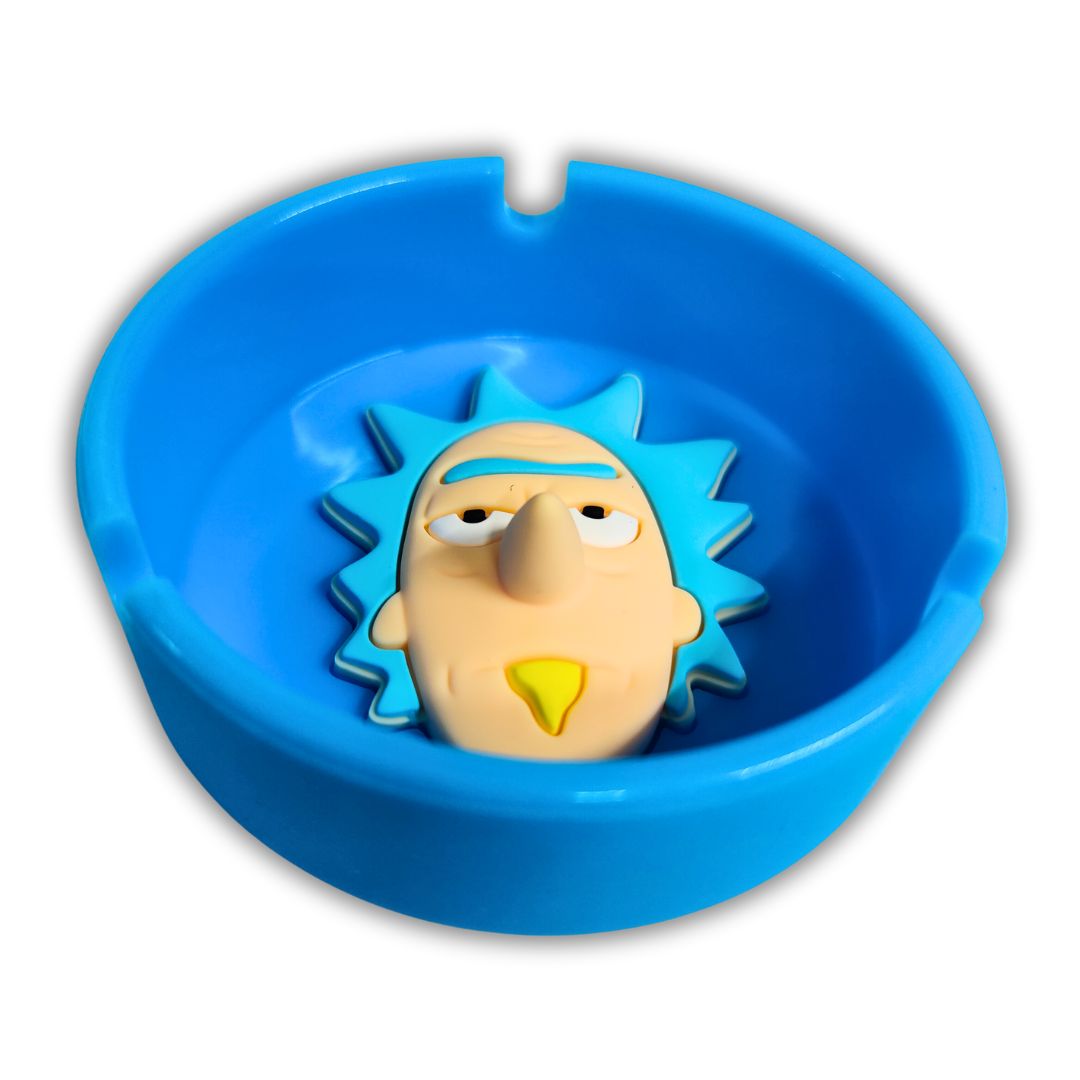  rick Silicone Ashtray Blue