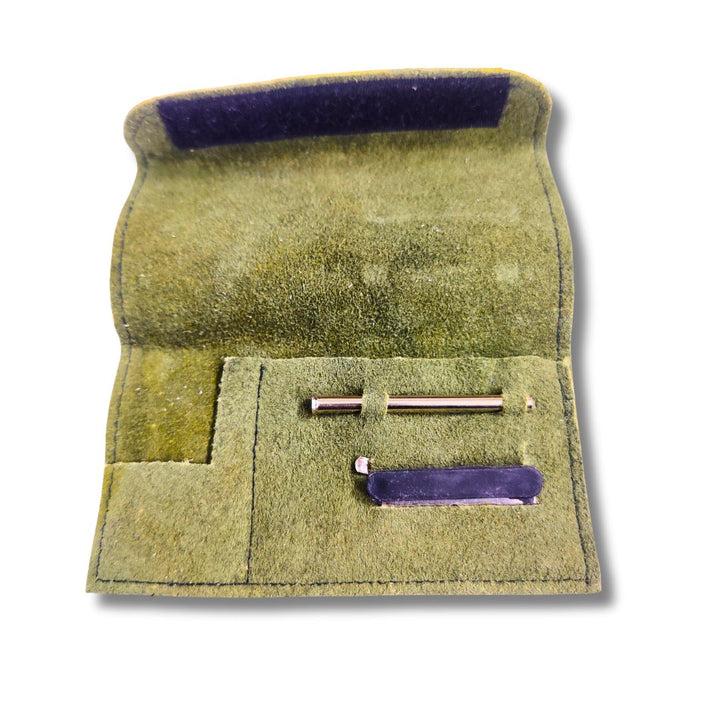 Suede Leather Pouch Pipe Case Pocket Sniffer Kit