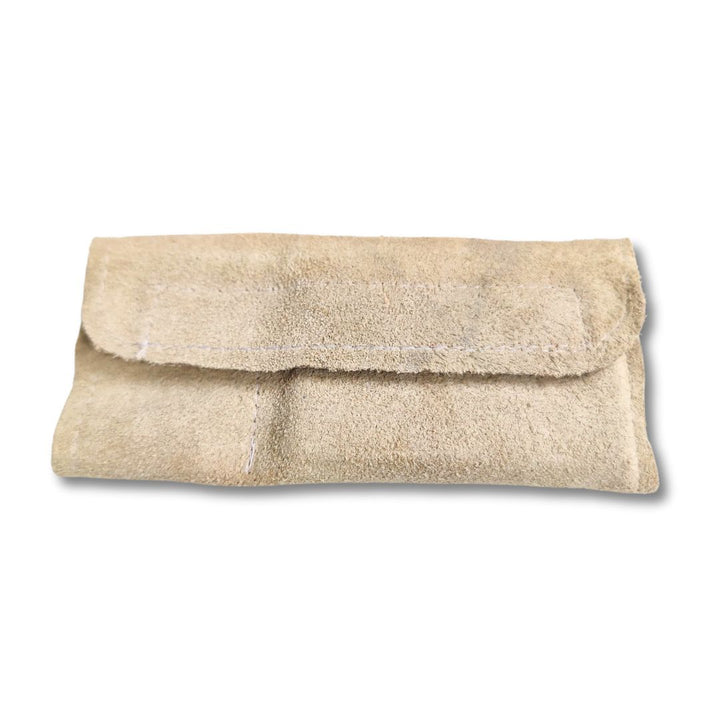 Suede Leather Pouch Pipe Case Pocket Sniffer Kit