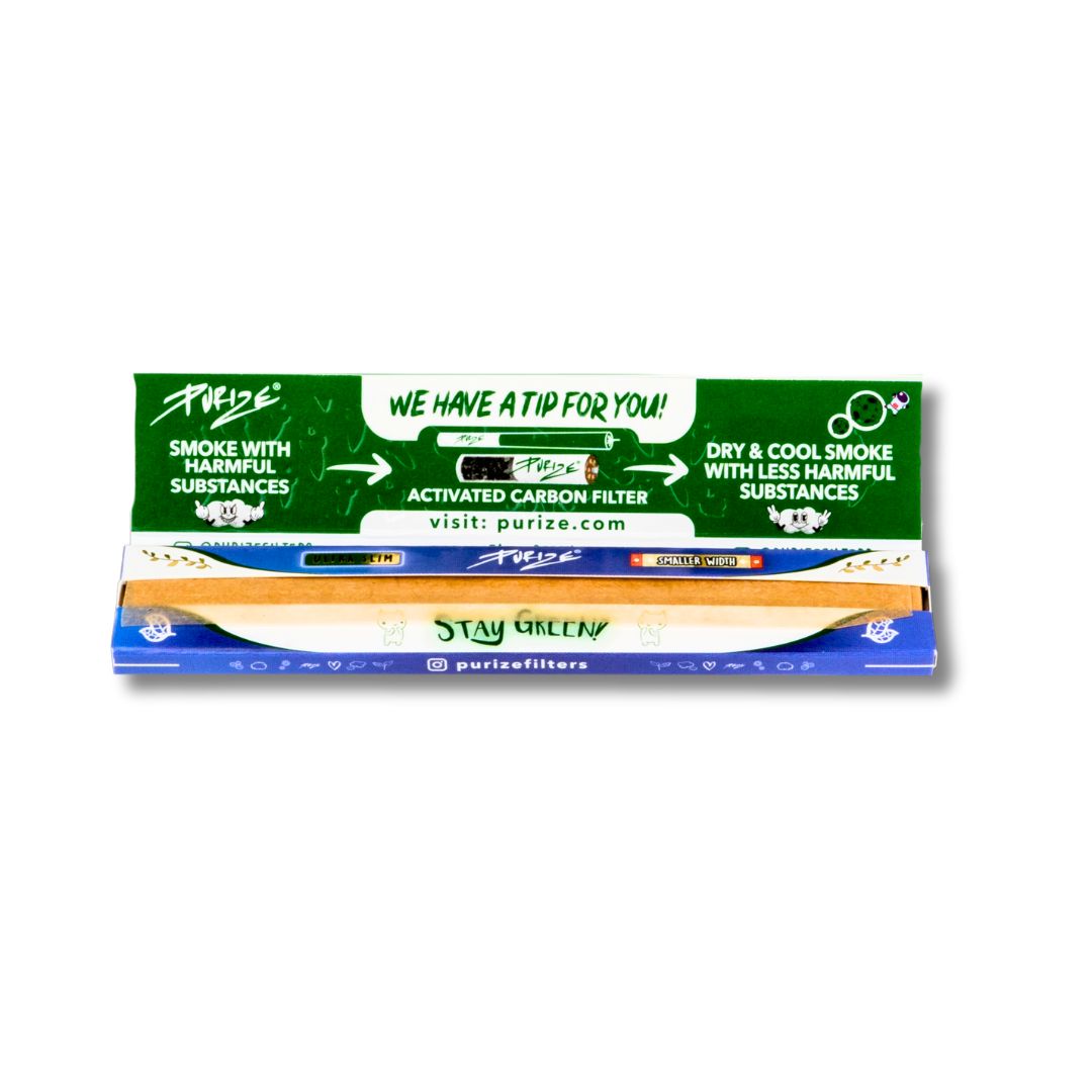 Purize Ultra Slim Rolling Paper inside