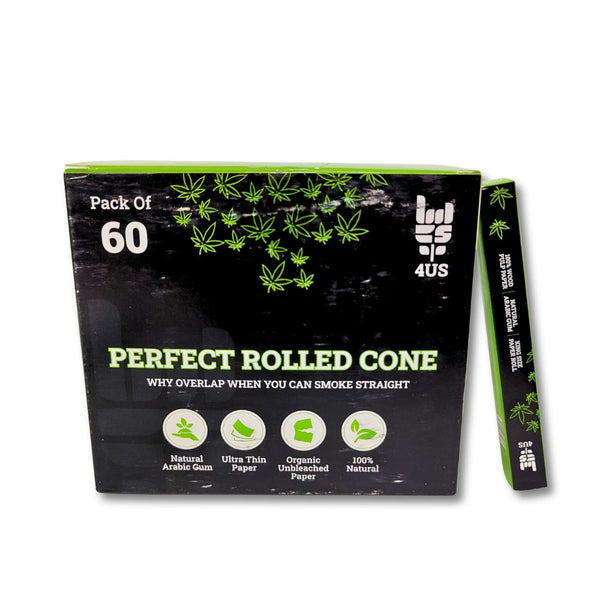 4US Perfect Rolled Cone Box (Pack of 60)

