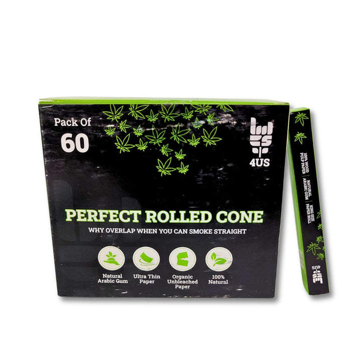 4US Perfect Rolled Cone Box (Pack of 60)

