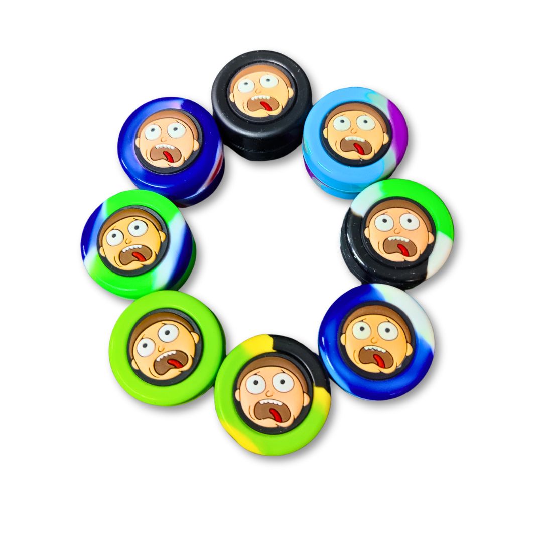 Morty Silicone Wax Container with 8 design