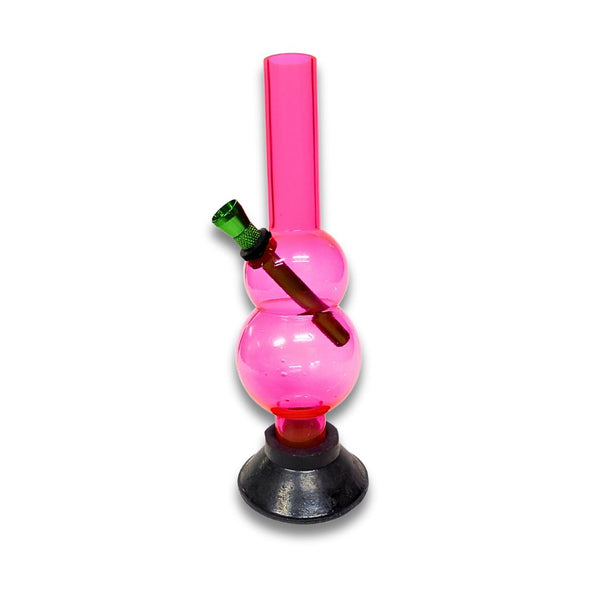 Acrylic Bulbous Water Pipe Bong - 8 inch