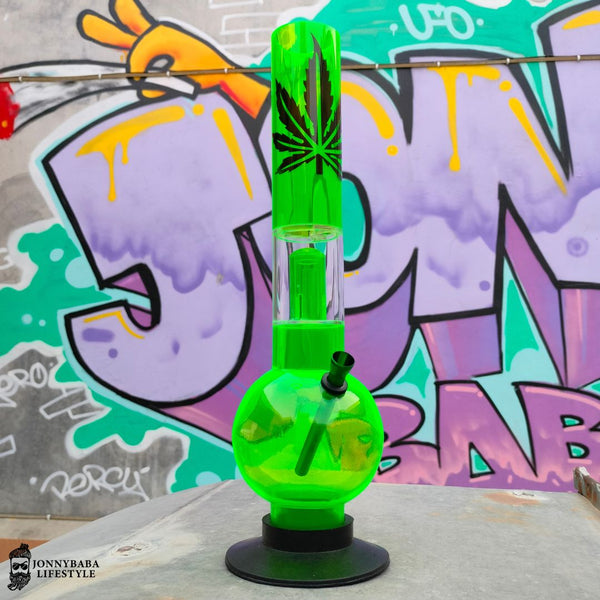 Acrylic Single Percolator Bong - Mary-jane