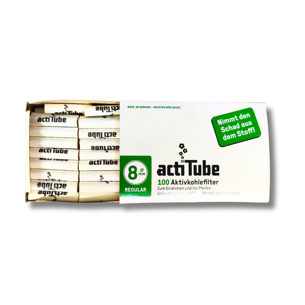 actiTube packaging with visible text and branding on a white background