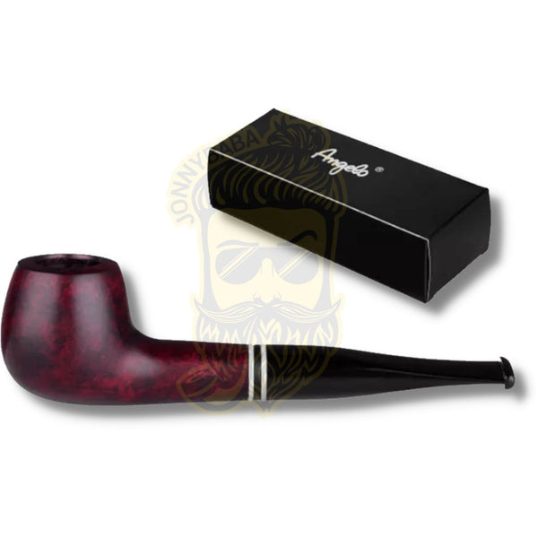 Angelo Pipe Capri Brown Ring - Straight Tobacco Pipe - Jonnybaba