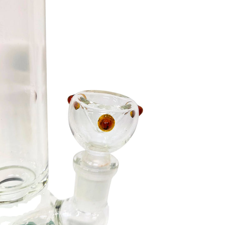 Glass Bong shooter with a white base 