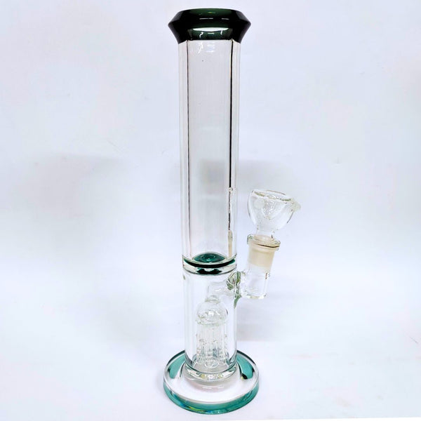 Aqua Percolator Straight Tube Bong – 13" Inch