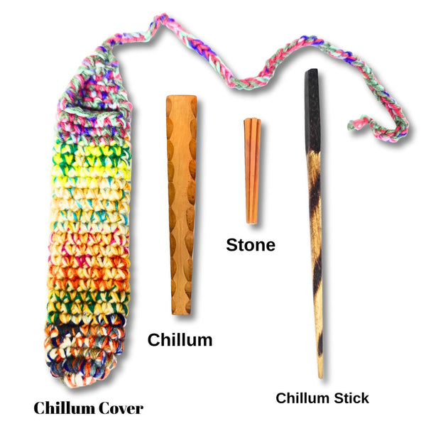 Handmade clay chillum