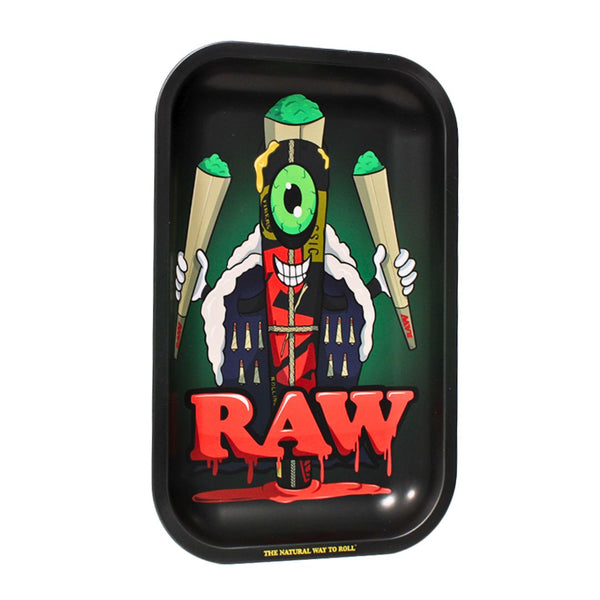 RAW Black Cone Monster Rolling Tray - Small