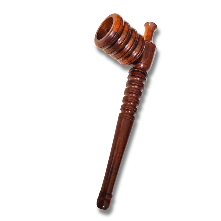 Wooden smoking pipe