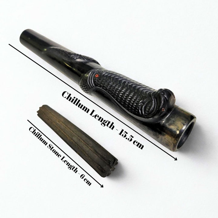 Cobra black clay chillum price