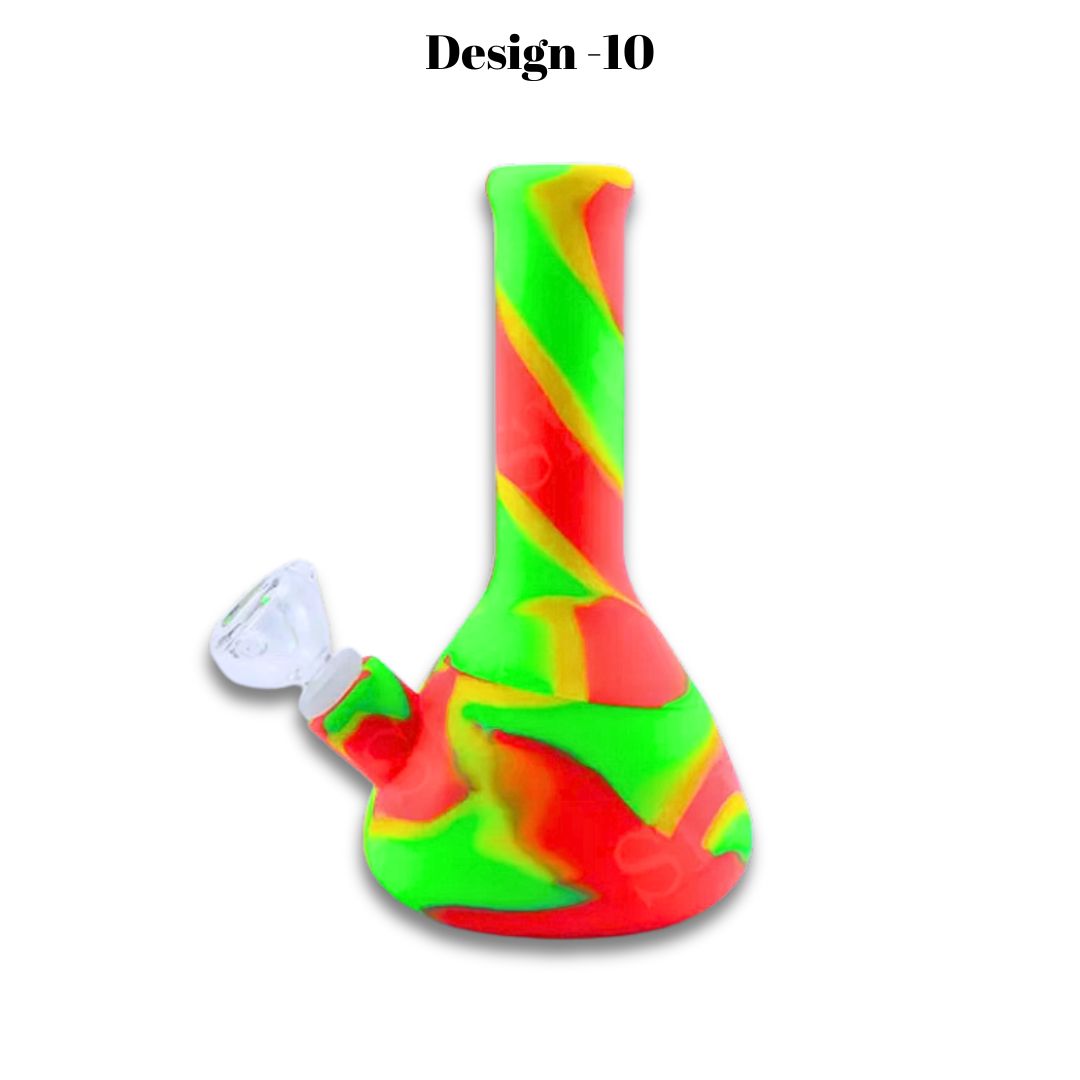 Silicone Chunky Beaker Bongs Design-10