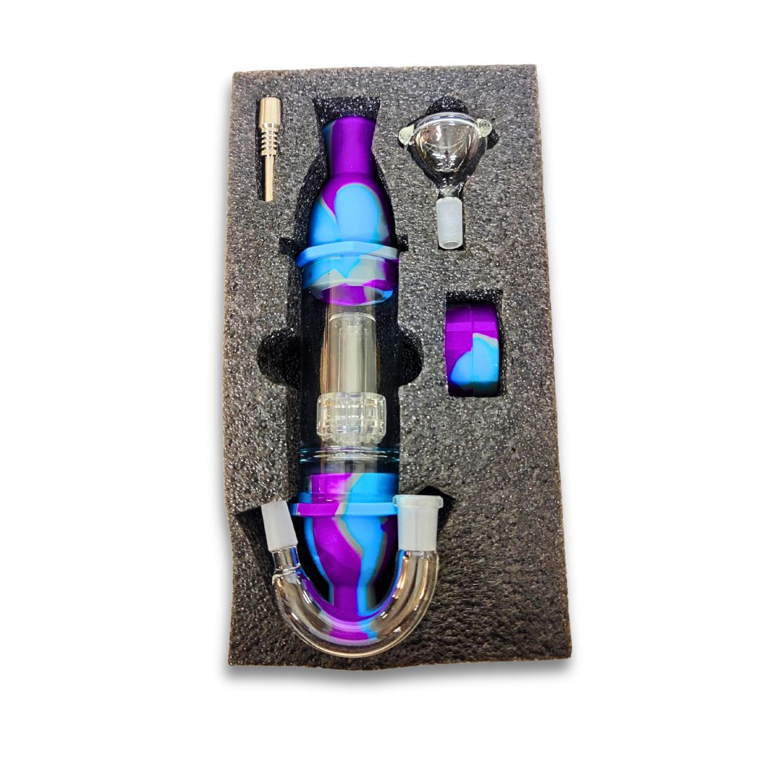 Lighthouse Percolator Silicone Nectar Collector Kit - Design 12