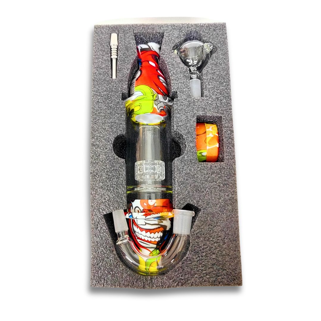 Lighthouse Percolator Silicone Nectar Collector Kit - Design 13