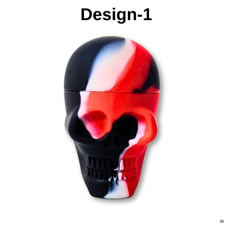 Skull Silicone Container Design-1