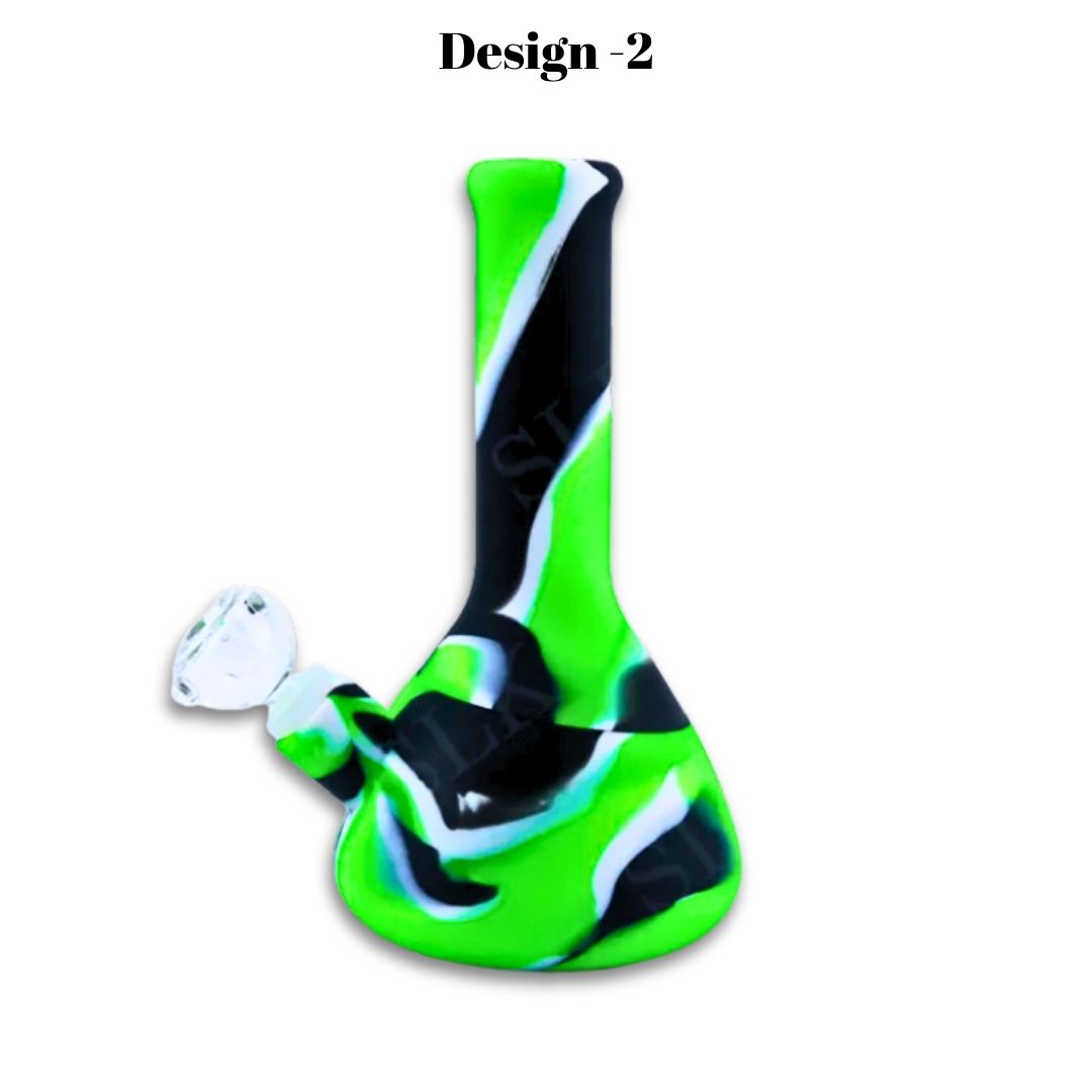 Silicone Chunky Beaker Bongs Design-2