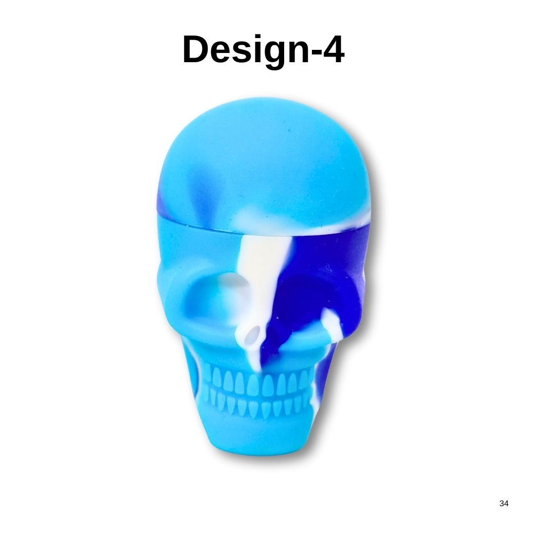 Skull Silicone Container Design-4