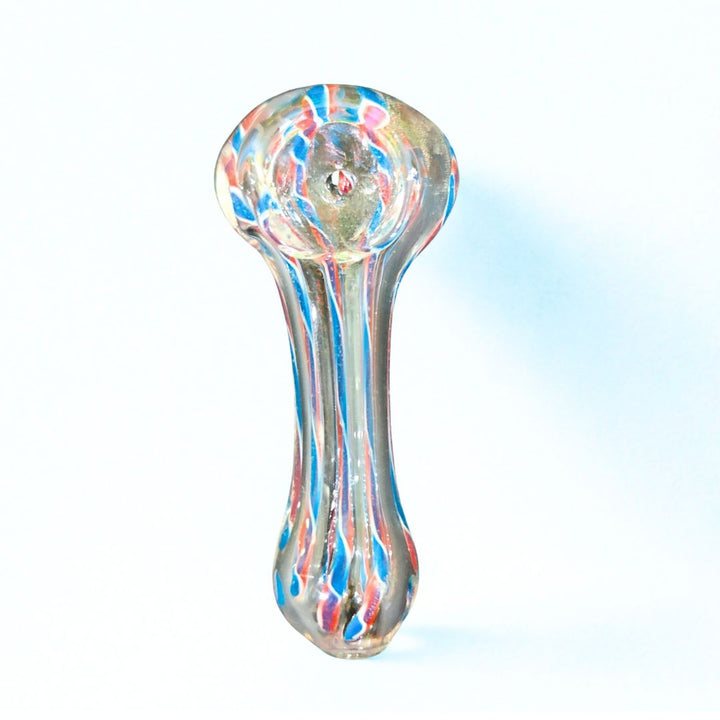Color swirl glass pipe for herbs India