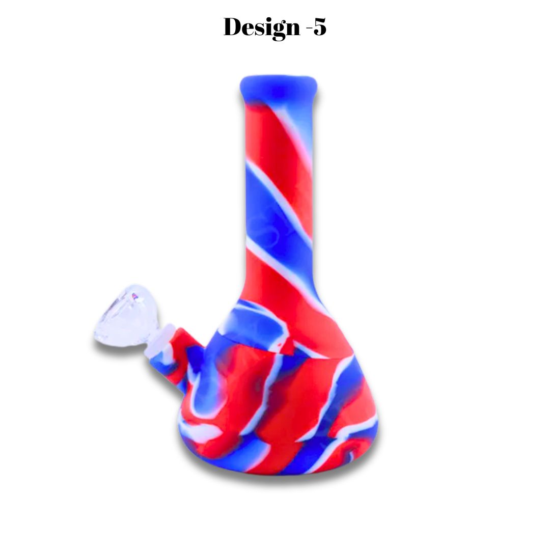 Silicone Chunky Beaker Bongs Design-5