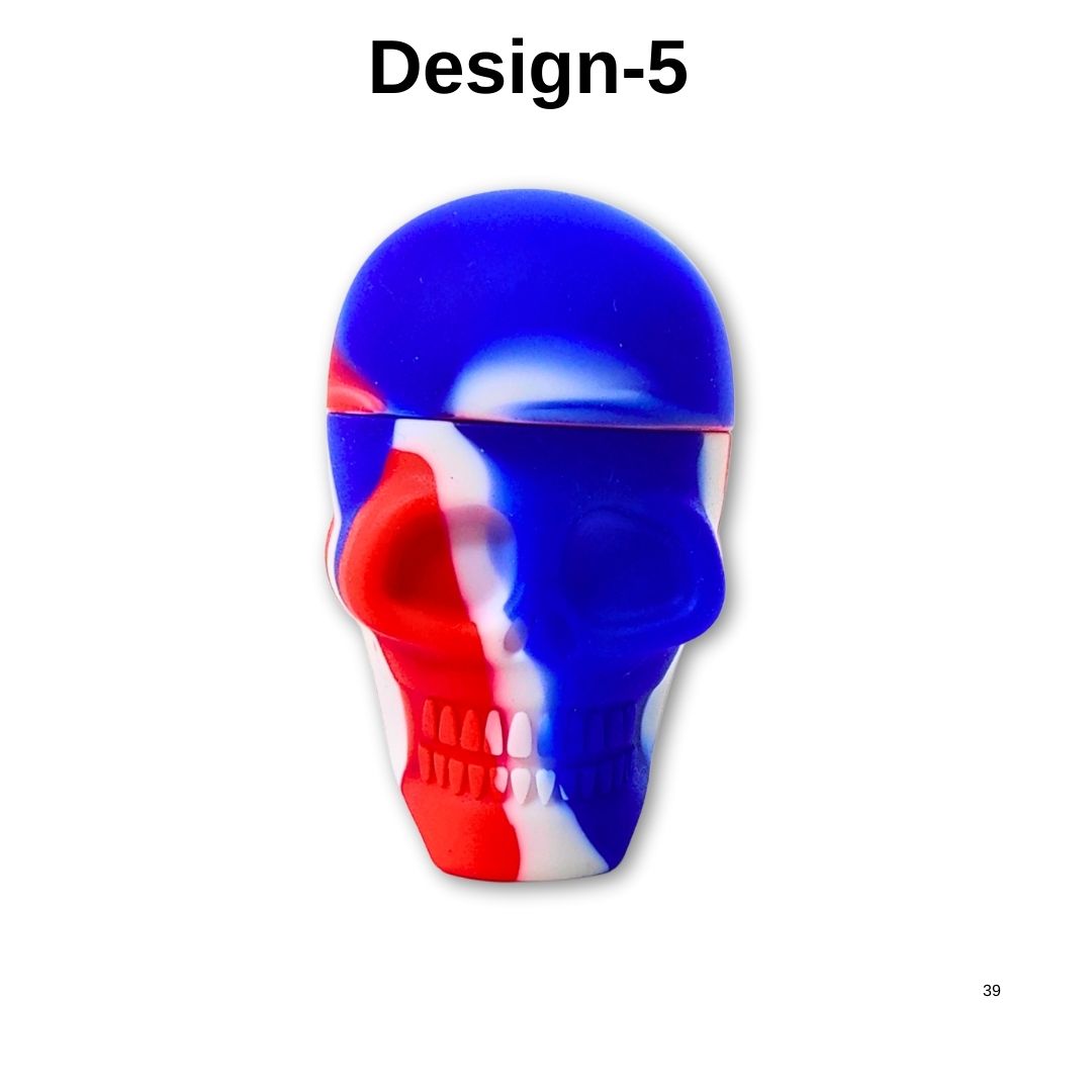 Skull Silicone Container Design-5