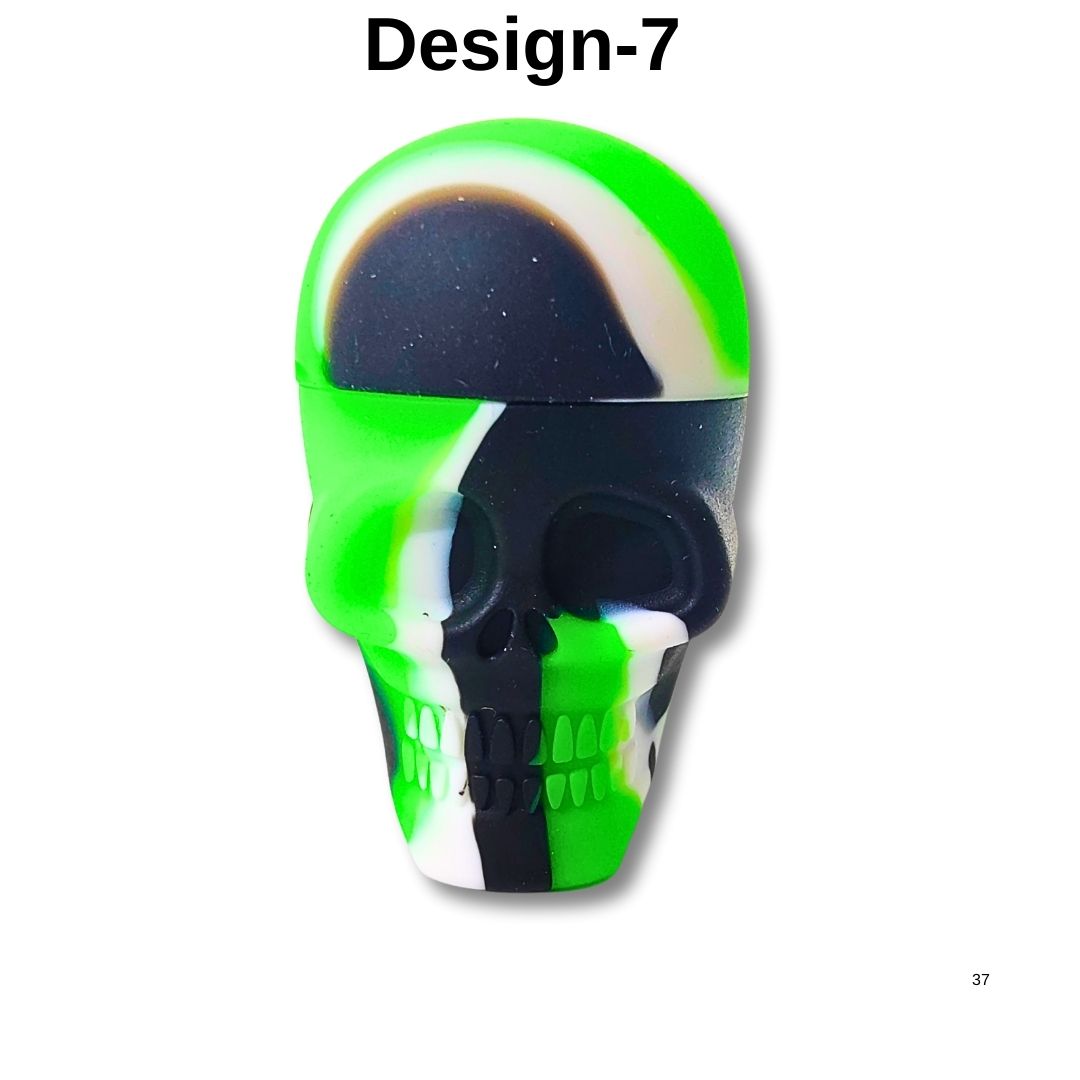 Skull Silicone Container Design-7