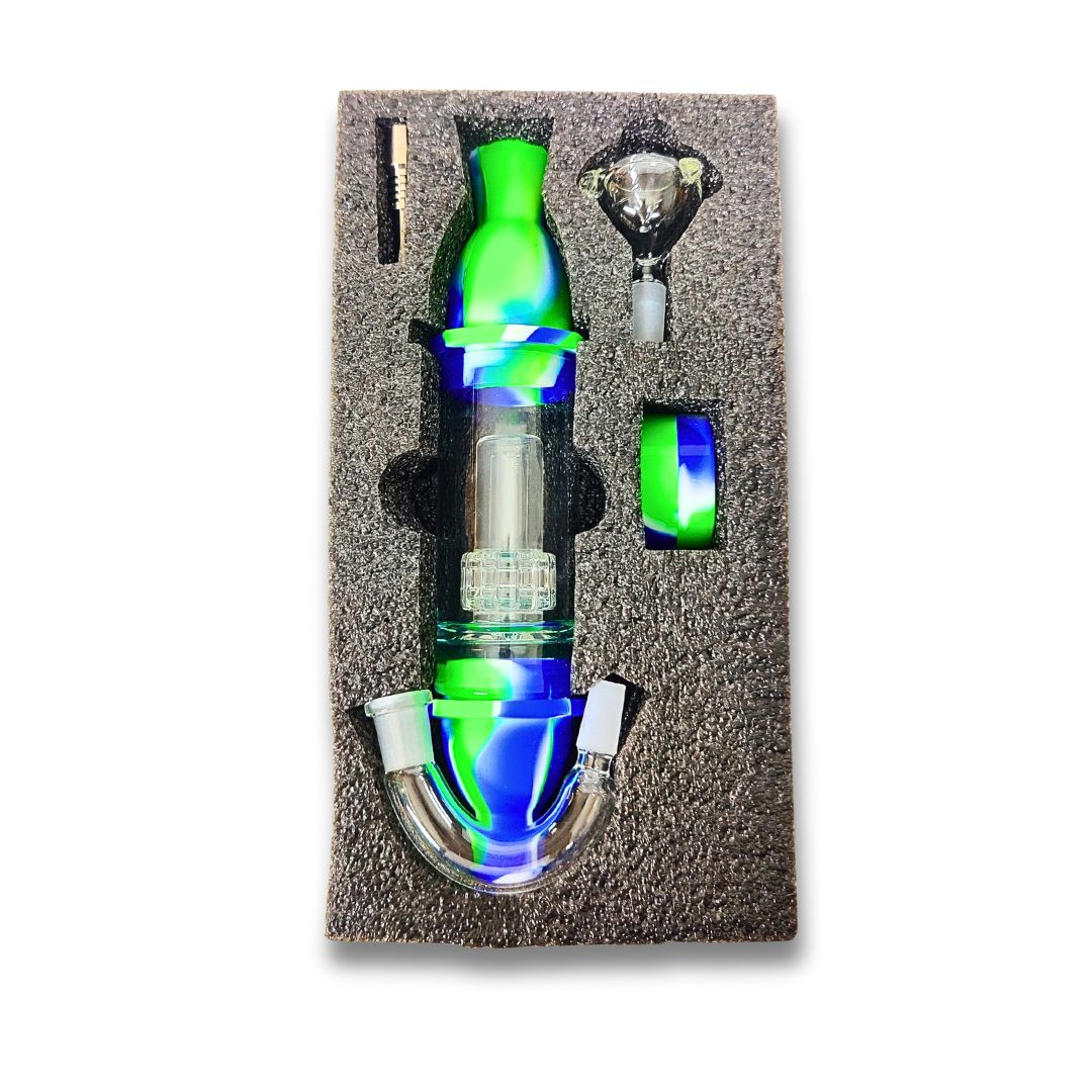 Lighthouse Percolator Silicone Nectar Collector Kit - Design 8