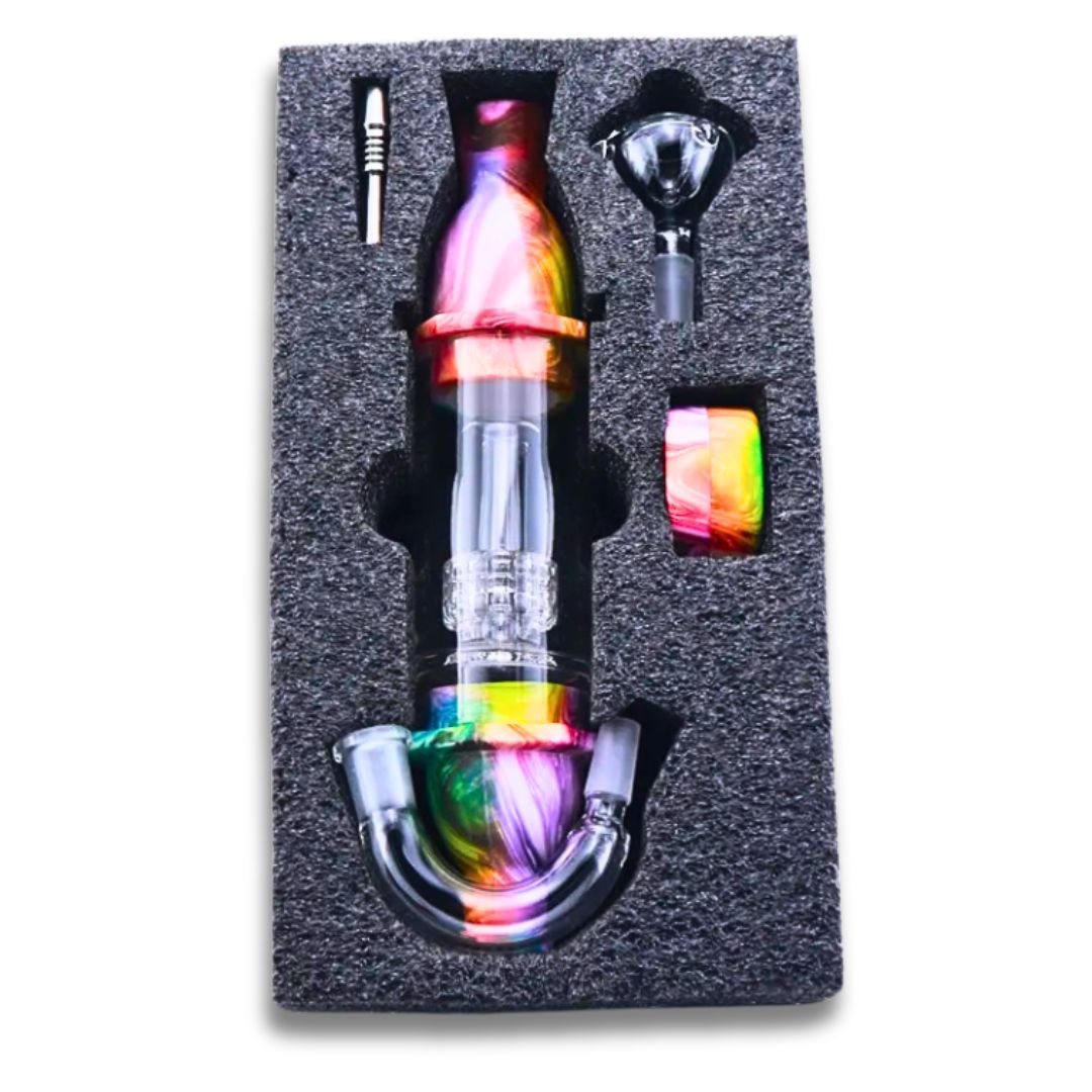 Lighthouse Percolator Silicone Nectar Collector Kit - Design 2