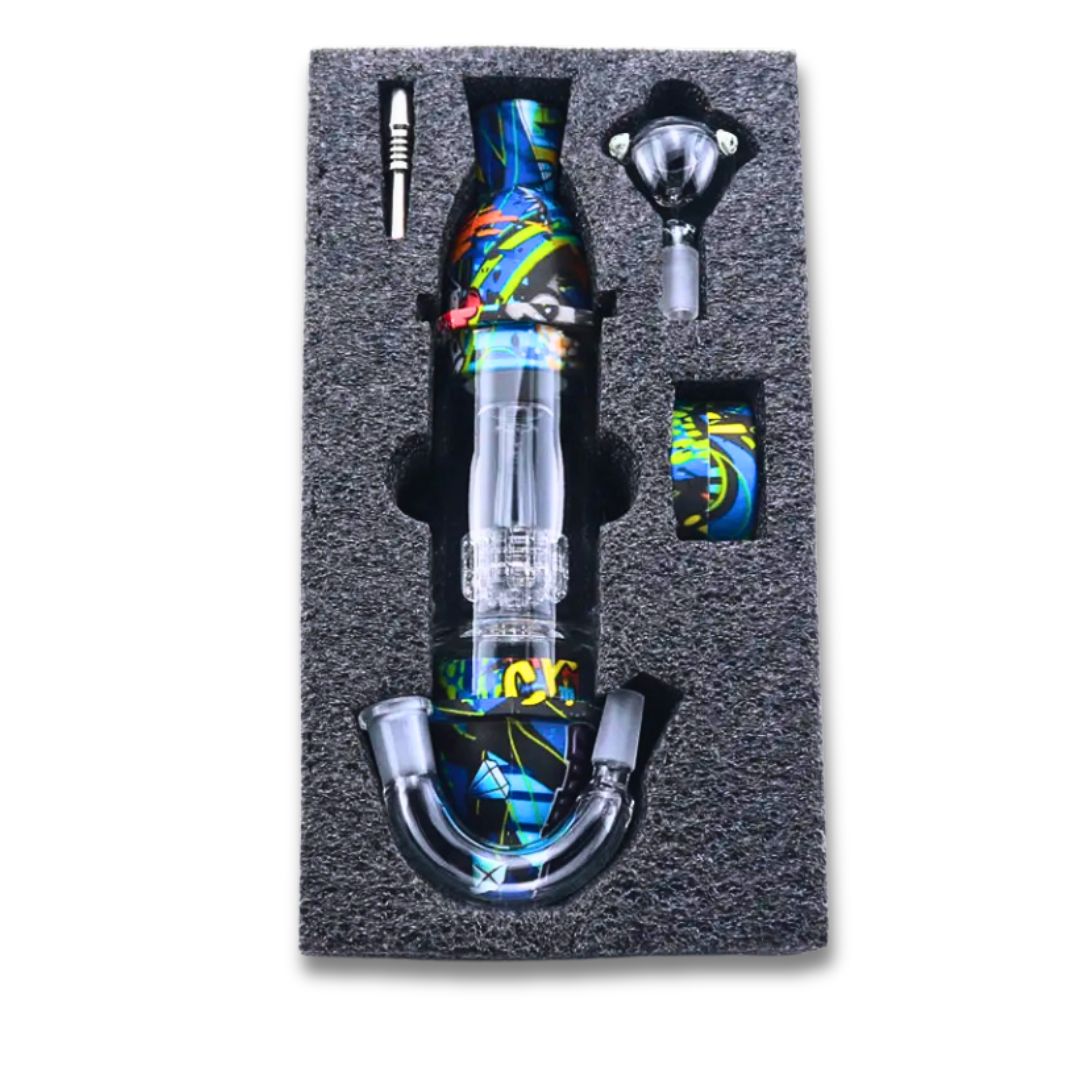 Lighthouse Percolator Silicone Nectar Collector Kit - Design 3