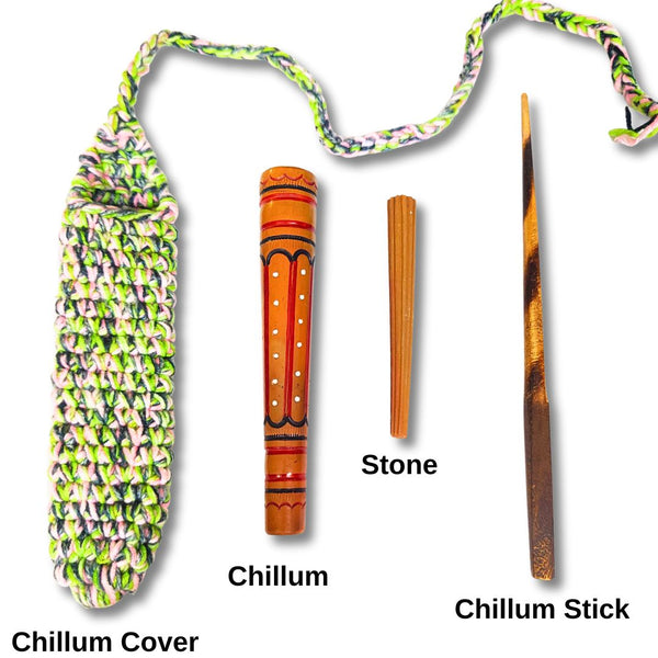 Handmade smoking chillum

