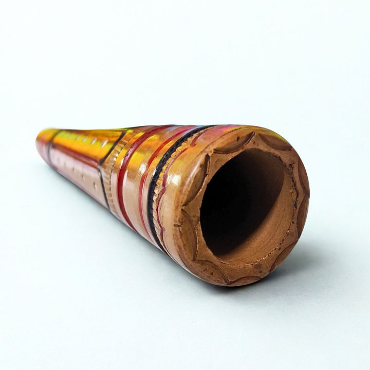 Handmade clay chillum India