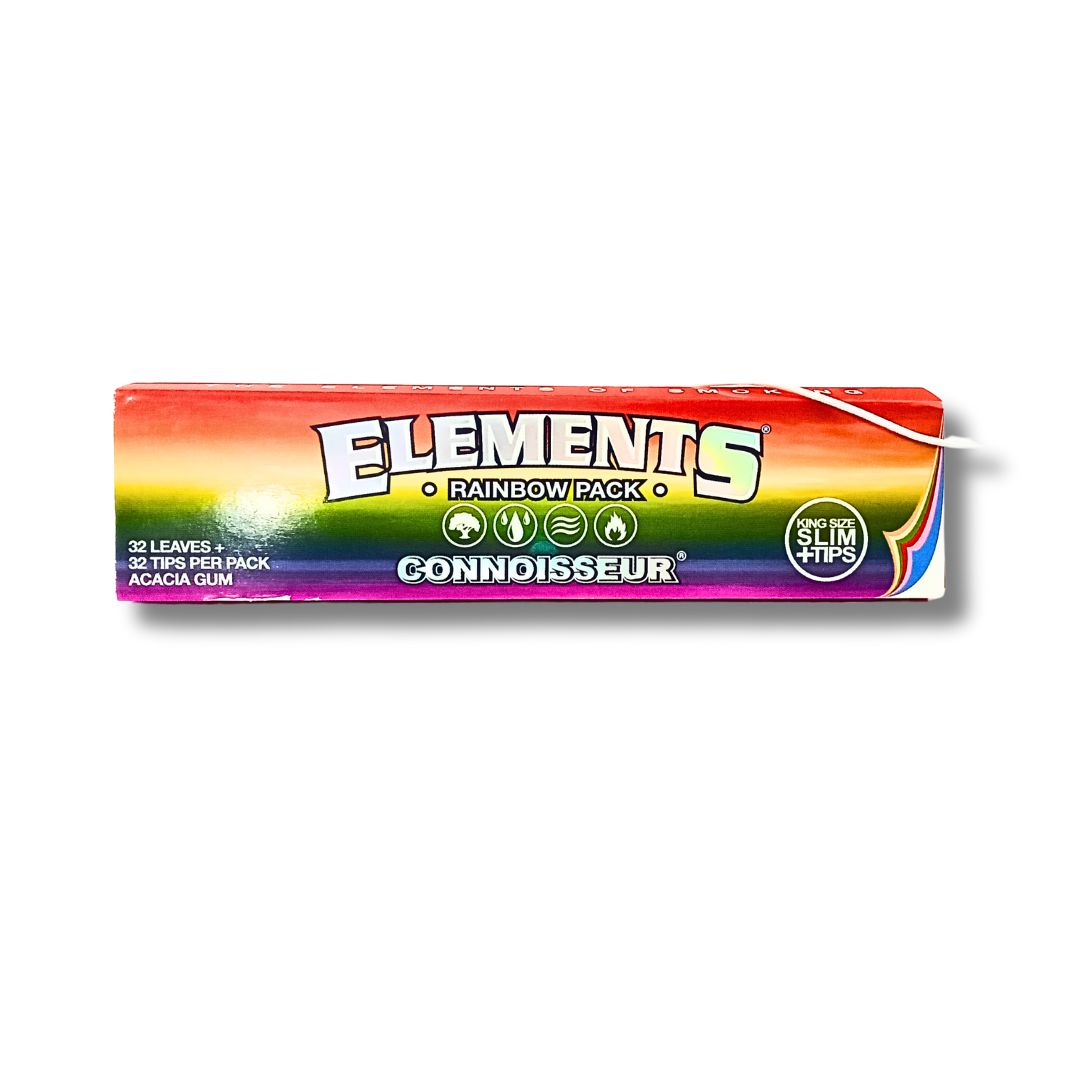 Elements Rainbow rolling paper with tips