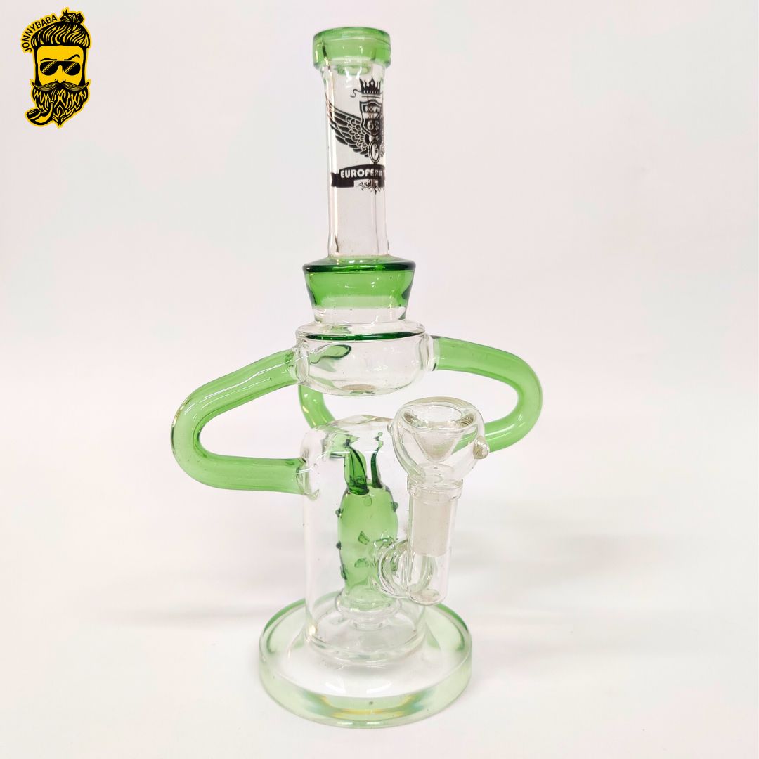 Recycler Glass bong by Jonnybaba