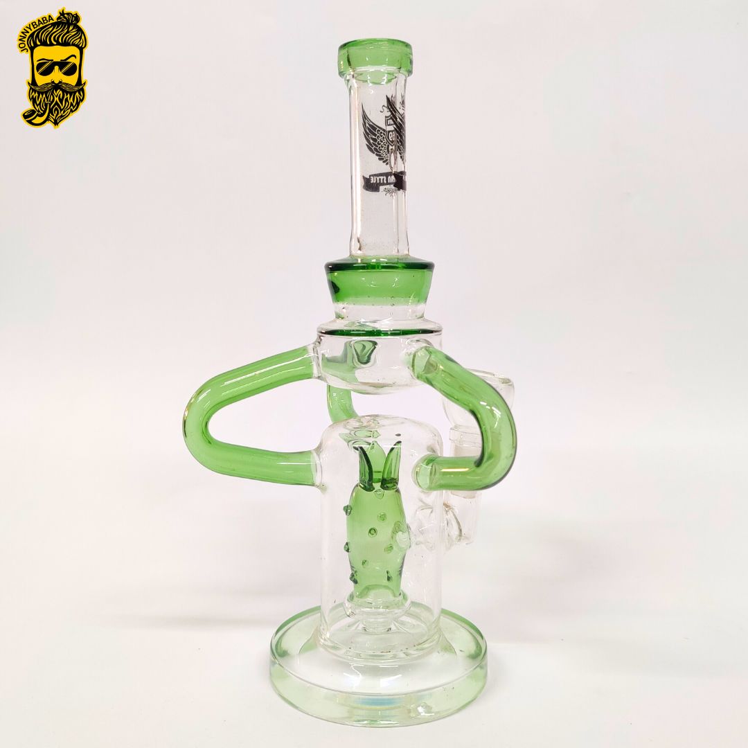 Recycler glass bong 