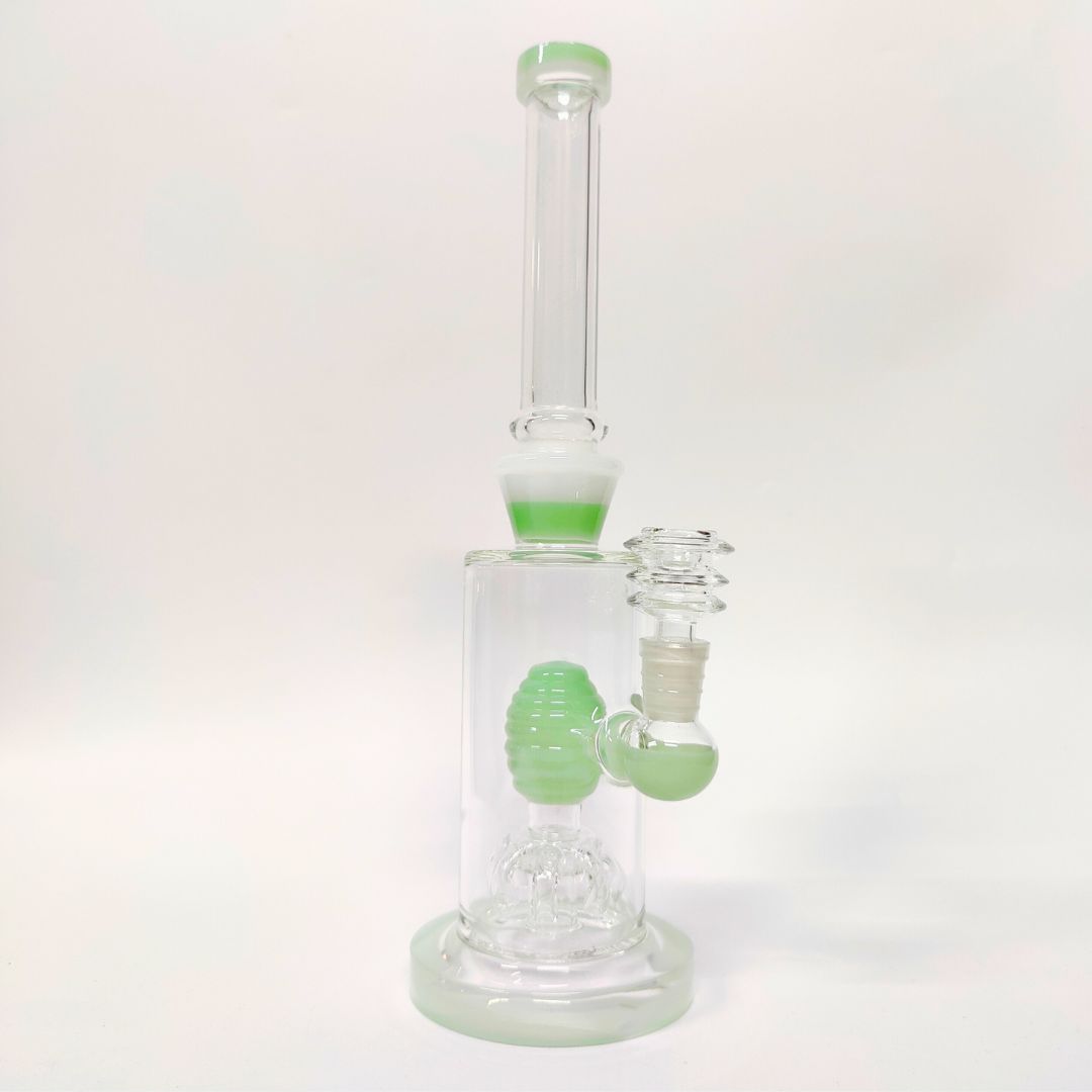 Clear glass bong