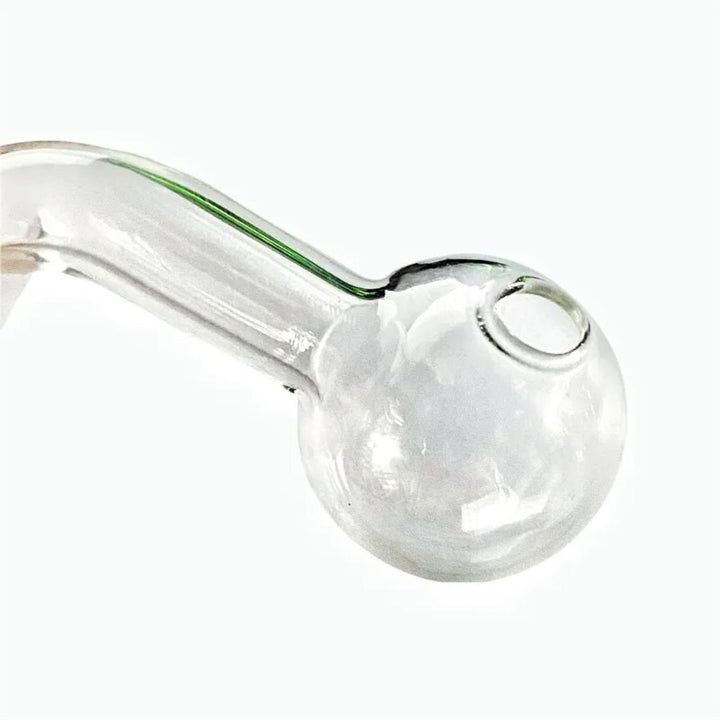 Glass oil burner pipe