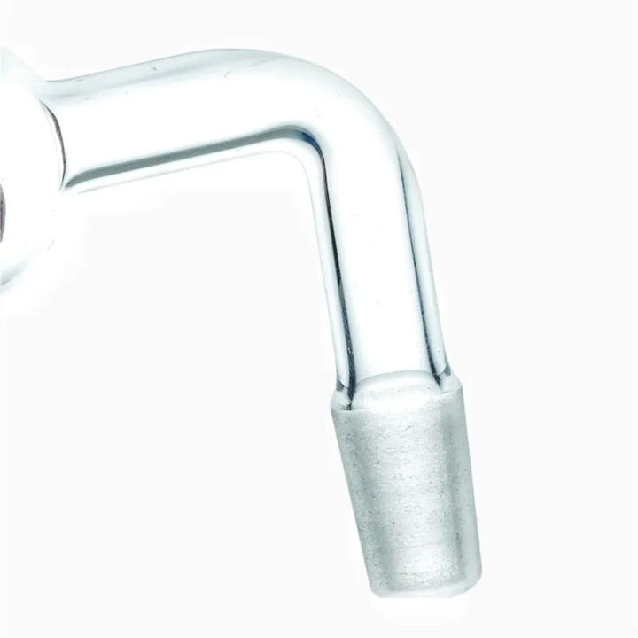 Curved glass pipe