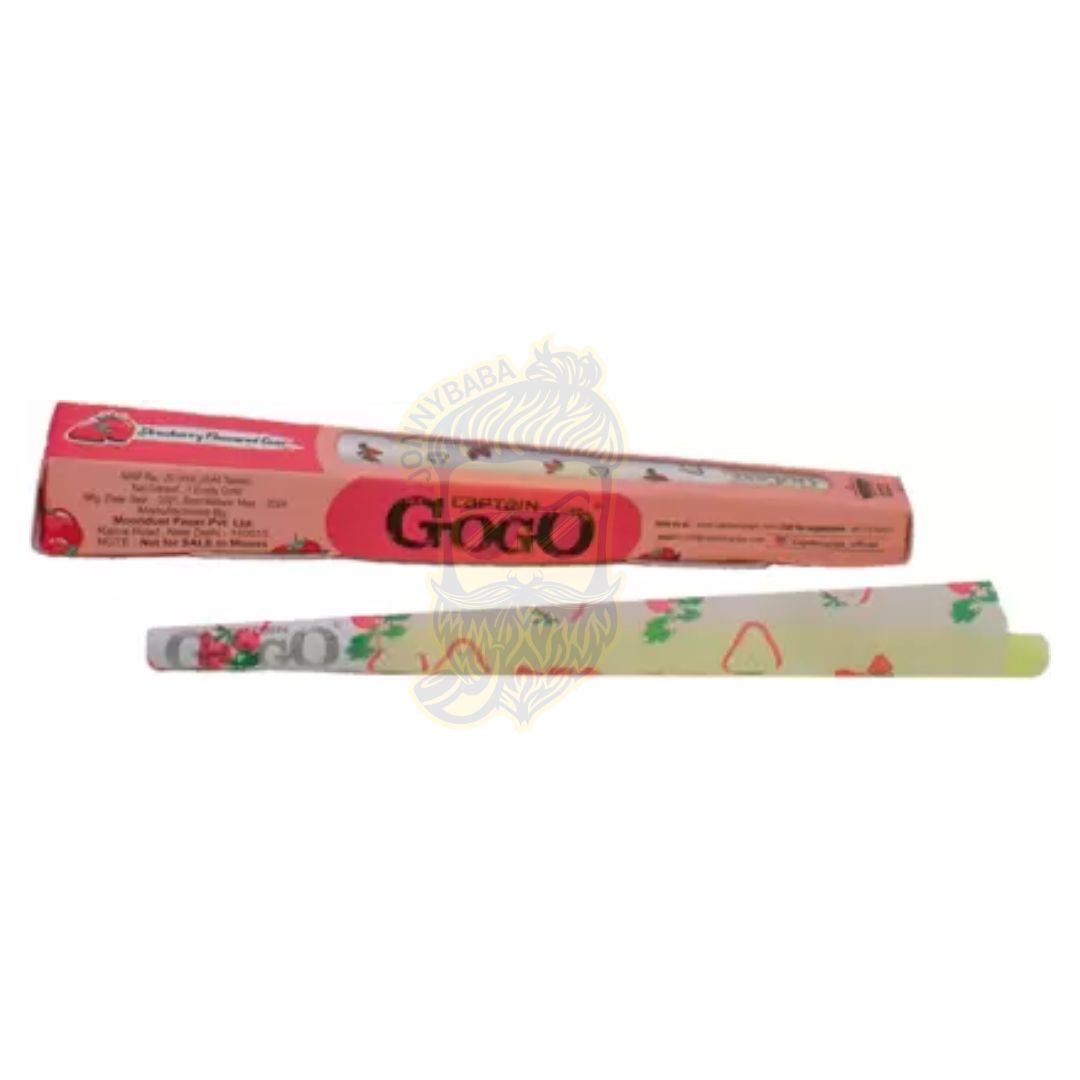 Captain Gogo Strawberry Flavored Pre-rolled Cones - jonnybaba