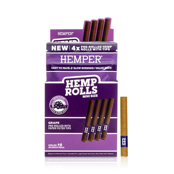 organic hemp mini rolls for smoking