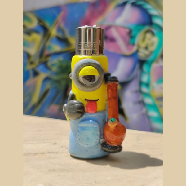 Minion & Bongs Clay Clipper lighter #2